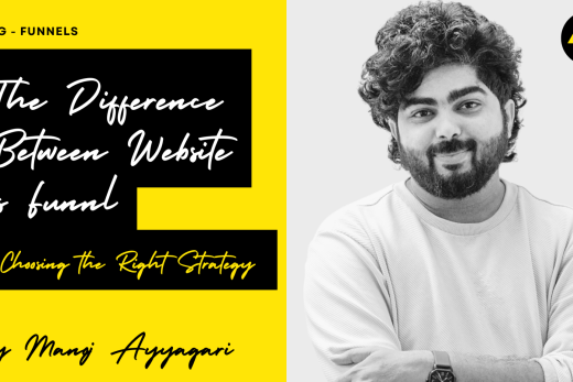 Website vs Funnel by Manoj Ayyagari